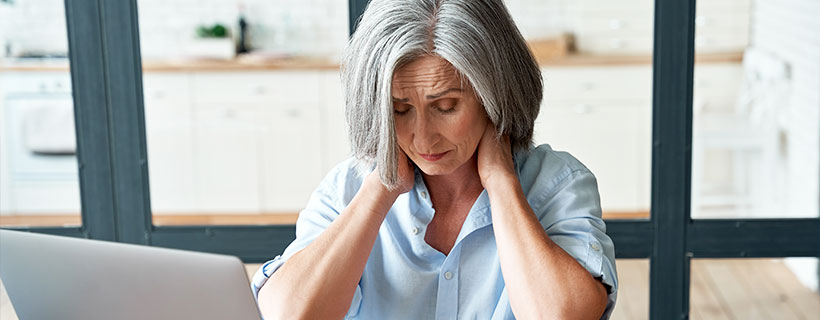 patient needing neck pain chiropractor in McKinney TX